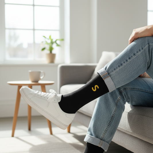 Embroidered socks