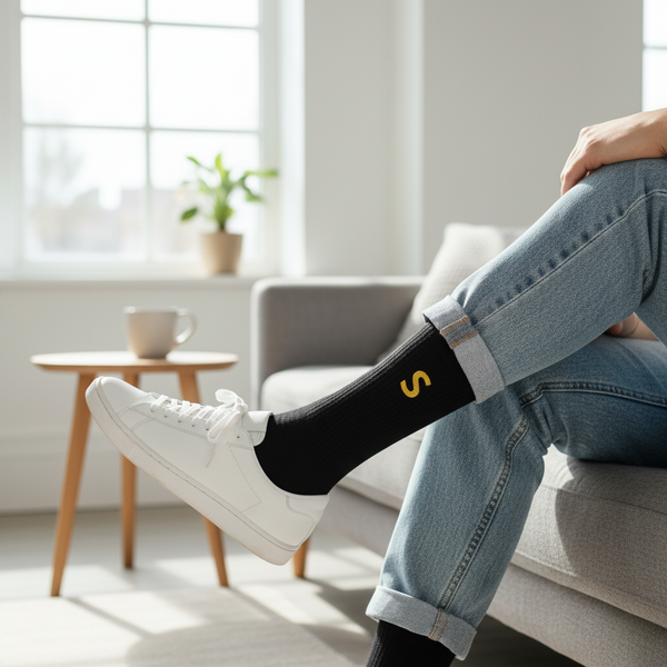 Embroidered socks
